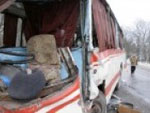 Следовавший из Выксы в Нижний Новгород рейсовый автобус ЛАЗ перевернулся на полном ходу