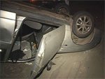 На Досчатинском шоссе опрокинулся автомобиль, 1 человек погиб