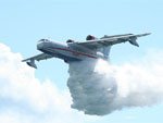 Пожар в Выксунском районе контролируют с самолета Бе-200