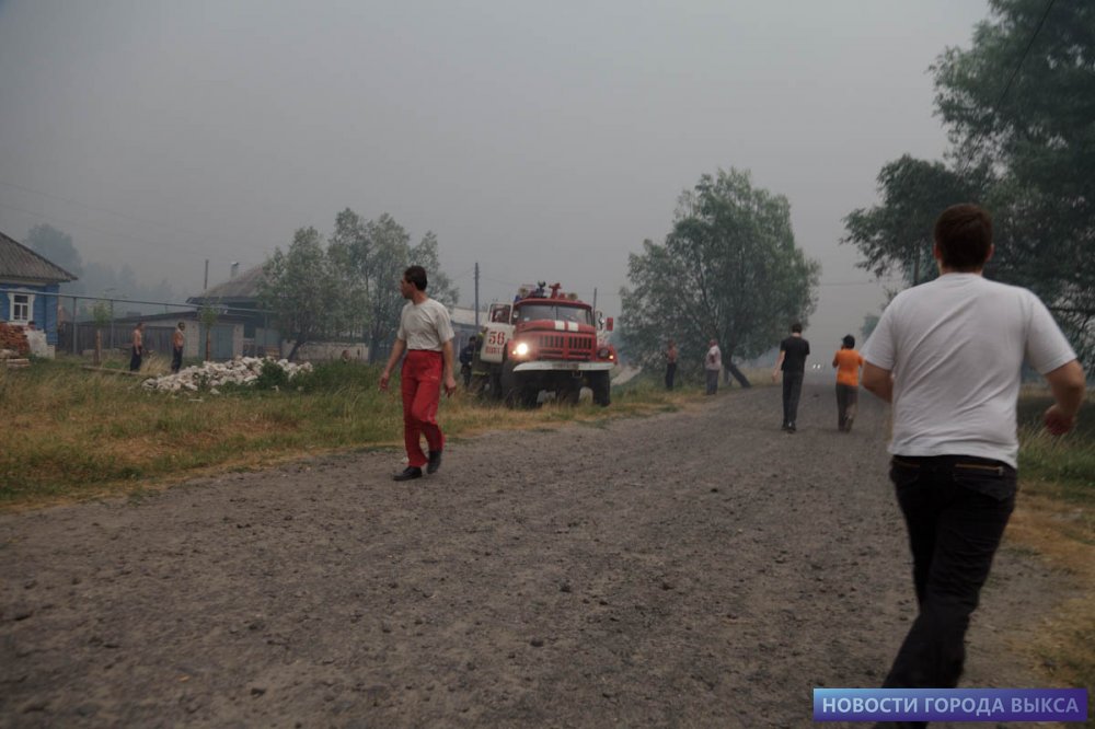 Сгорела деревня Верхняя Верея, горят Тамболес и Борковка