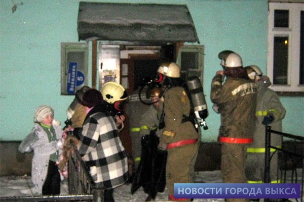 При пожаре в Выксе было эвакуировано 6 человек