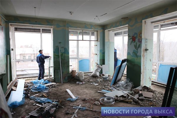 «ОМК-Участие» начал ремонт детской комнаты выксунской ЦРБ