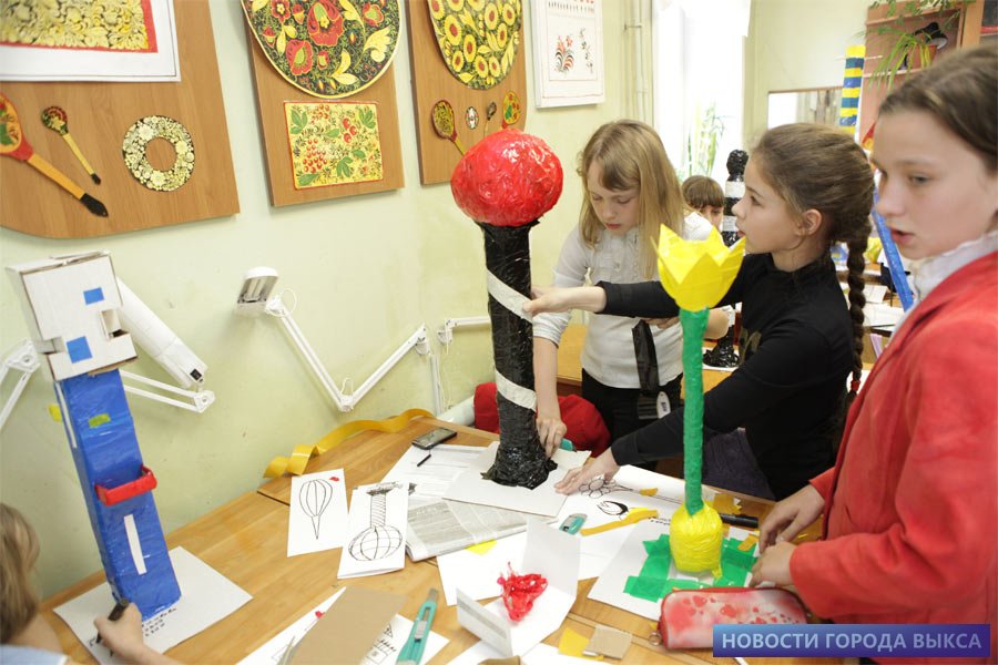 В рамках «Арт-овраг — 2012» в Выксе начались художественные мастер-классы для школьников