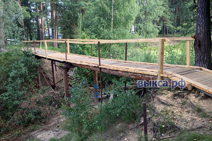 На ул. Запрудной восстановили мост