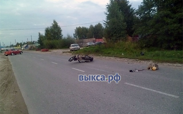 За минувшие сутки на дорогах Выксы пострадали два мотоциклиста