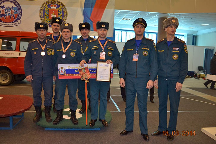 Пожарные из Выксы взяли «бронзу» на региональных соревнованиях