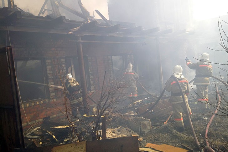 На пожаре в Борковке сгорели дачи