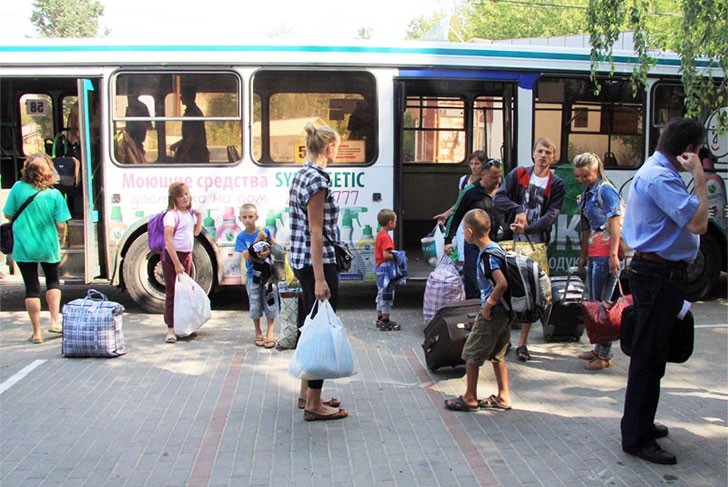 В Выксу прибыли беженцы из Украины