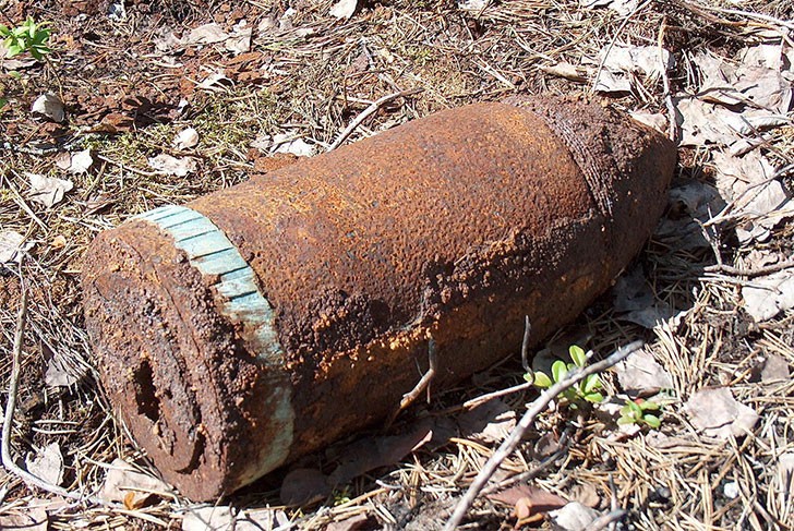 Танковый учебный снаряд нашли в Выксе