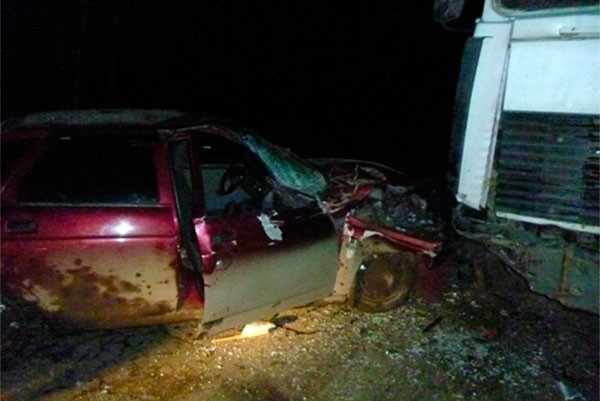На дороге Выкса — Вознесенское пьяный водитель «двенашки» протаранил «МАЗ»