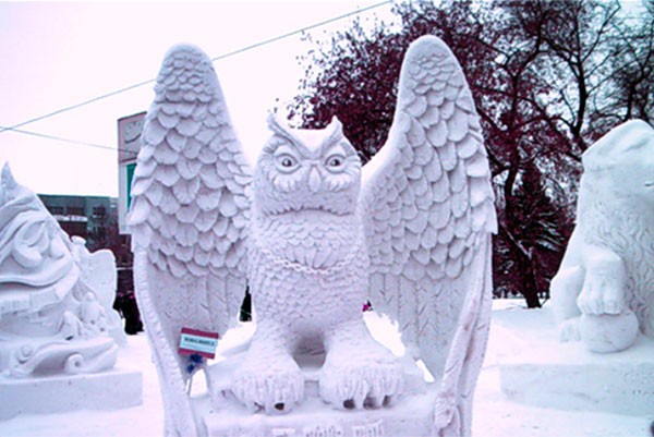 Лучший эскиз снежной скульптуры