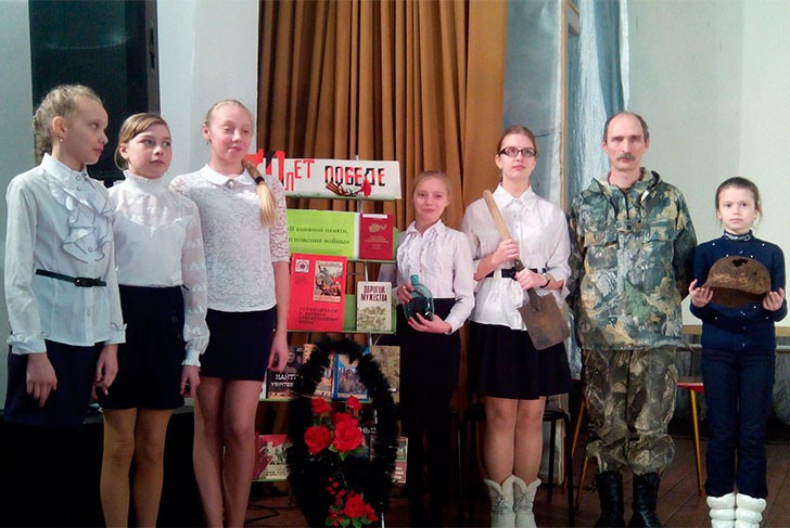 В Новодмитриевке прошла встреча школьников с участником отряда «Горящая земля»