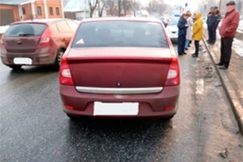 Два автомобиля столкнулись на улице Пушкина