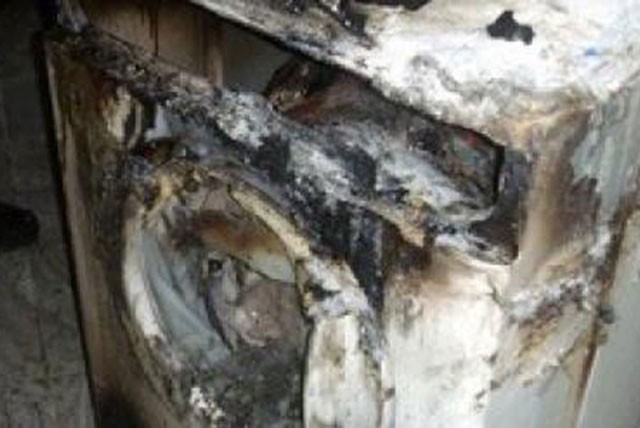 Стиральная машина стала очагом возгорания в частном доме в Чупалейке