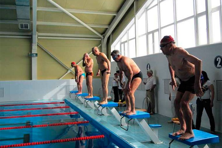 Выксунцы заняли 2-е место по плаванию в областной спартакиаде ветеранов