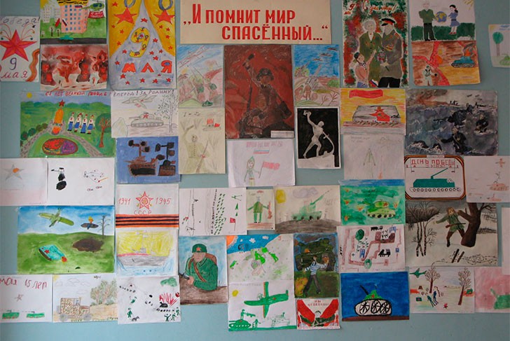Конкурс рисунков к 70-летию Великой Победы проводится в Выксе