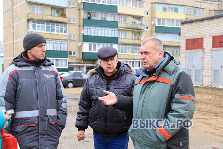 Владимир Кочетков посетил м-н Приокский в Досчатом