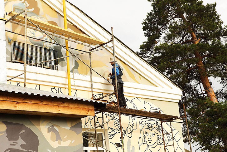 Уличные художники распишут жилые дома Выксы в рамках фестиваля «Арт-Овраг»