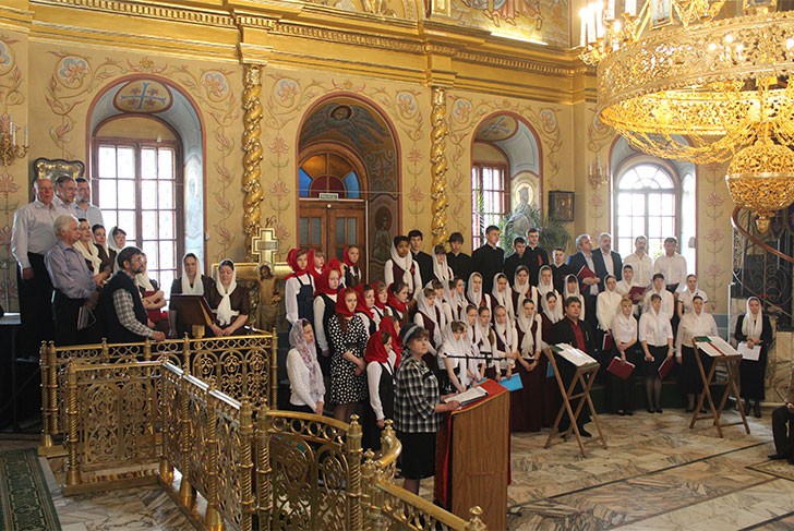 Епархиальный Пасхальный хоровой собор прошел в Выксе