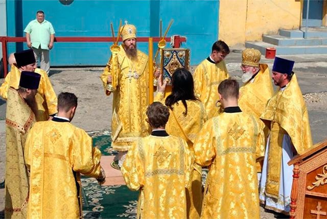 Епископ Варнава посетил с архипастырским визитом исправительную колонию-18