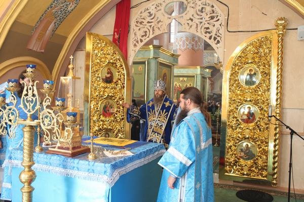 Выксунский Епископ возглавил литургию в Свято-Успенском мужском монастыре