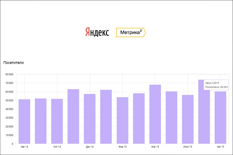 60 тысяч человек посетили сайты «Выкса.РФ» в августе 2015 года