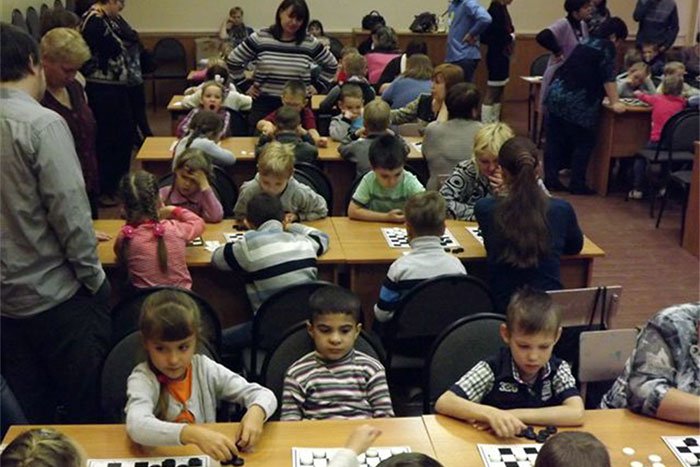 Соревнования по шашкам среди детсадов прошли в Выксе
