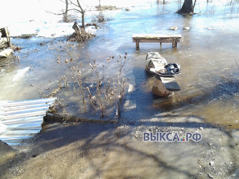 В Грязной затопило жилые дома