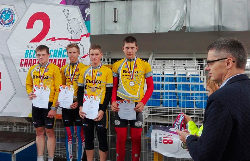 Наши велогонщики взяли «бронзу» всероссийской спартакиады