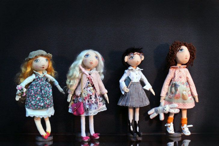 Выставка кукол ручной работы в магазине «Все для праздника»