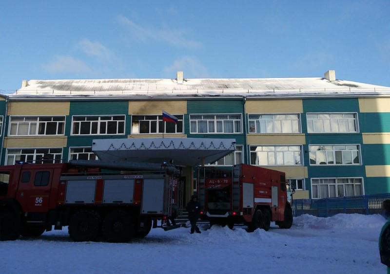 Областные СМИ заинтересовались пожаром в школе № 3