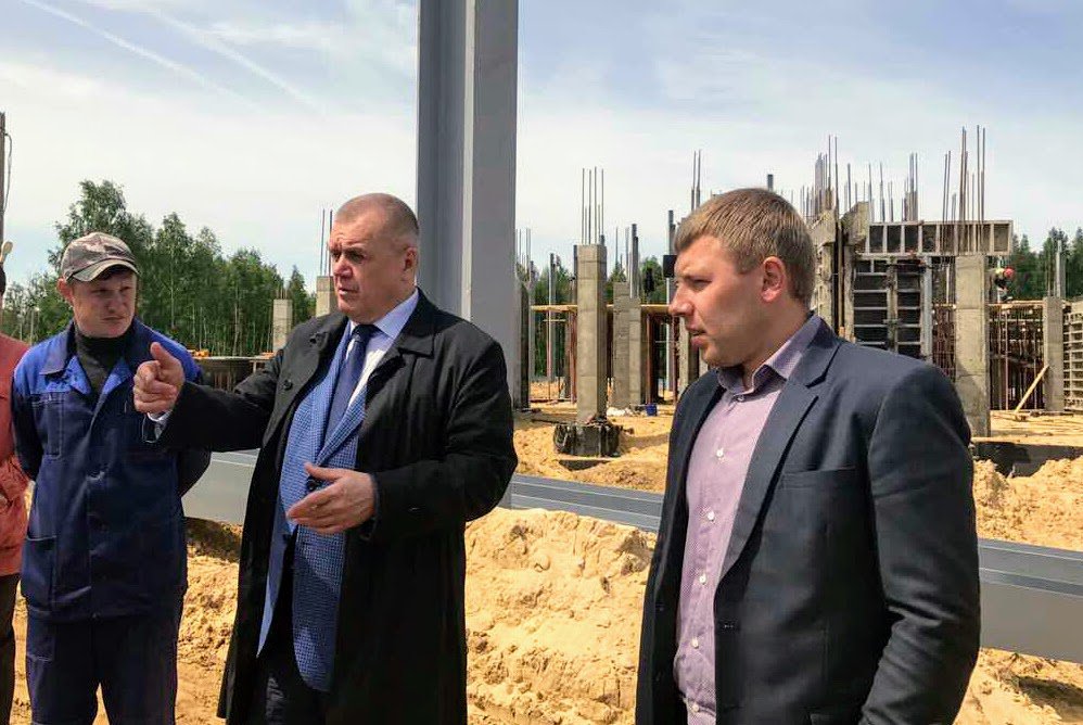 Кочетков проинспектировал строительство «Баташев-Арены»