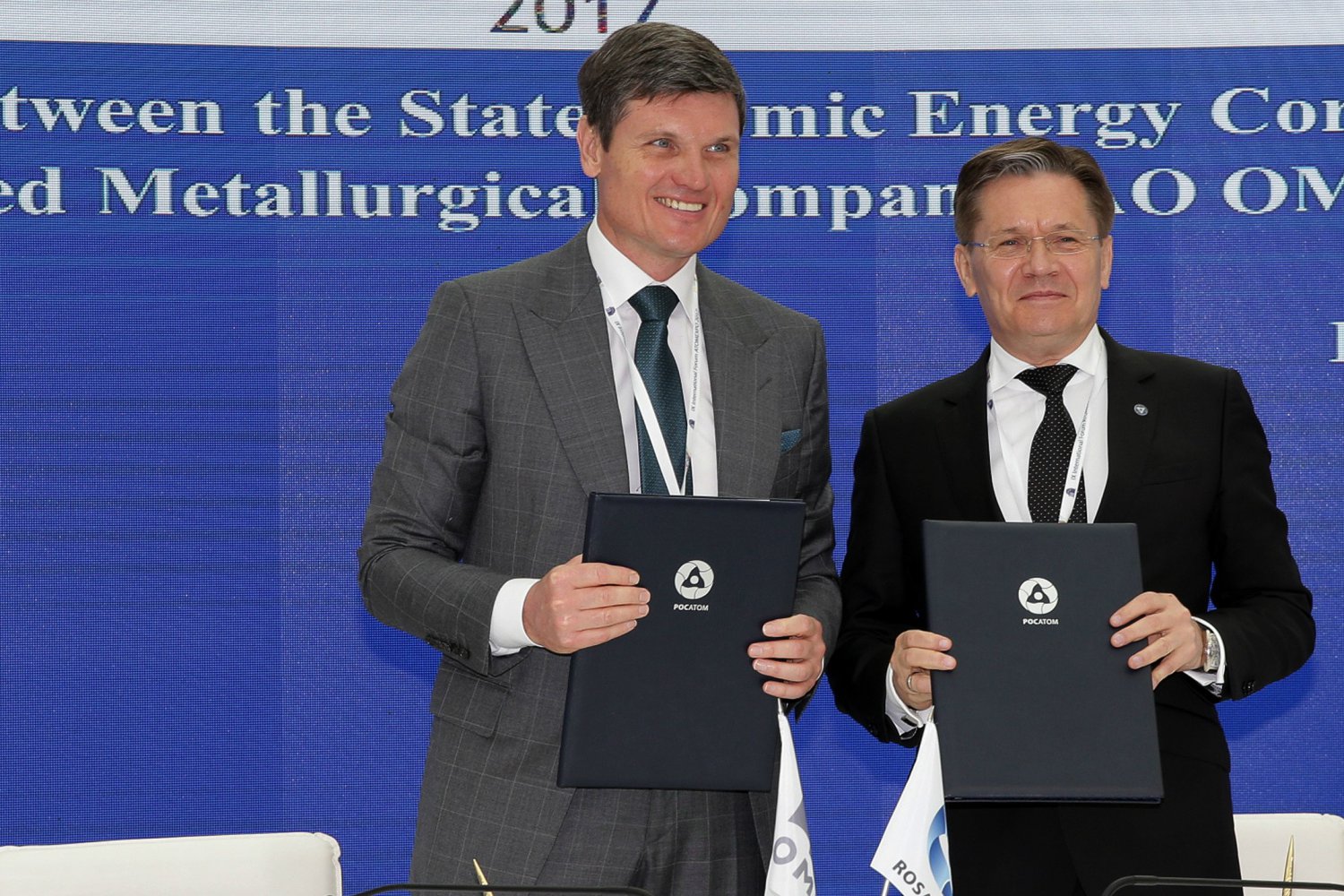 ОМК и «Росатом» подписали договор о сотрудничестве