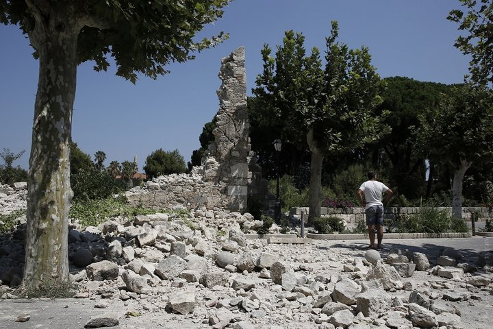 Землетрясение в Эгейском море