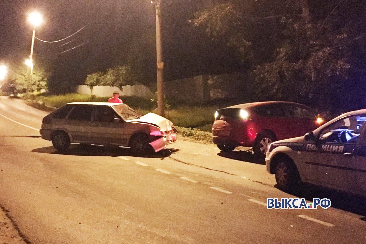 На Антоповской горе столкнулись два автомобиля