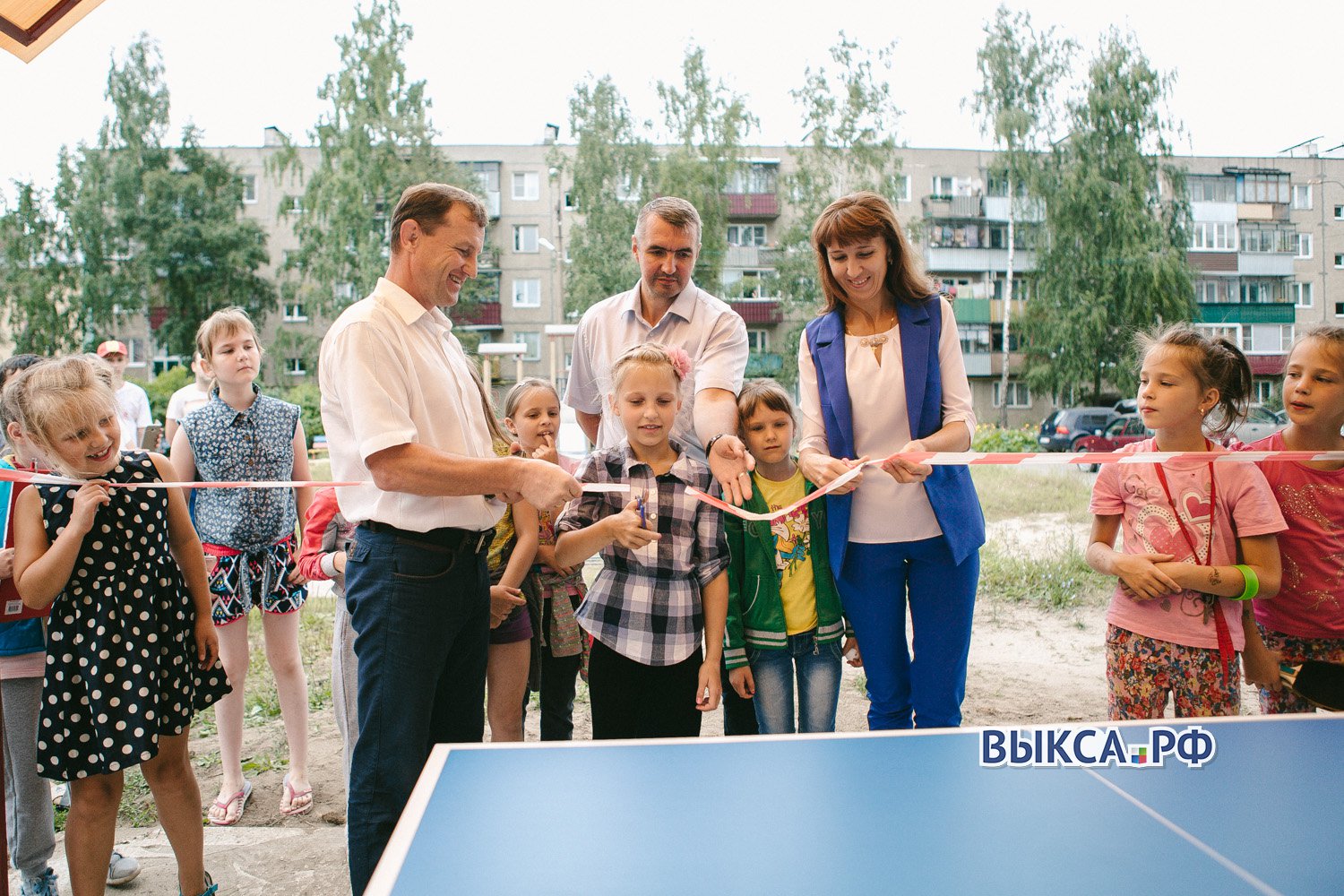 ОМК-Партнерство: в микрорайоне Гоголя открыли площадку для настольного тенниса