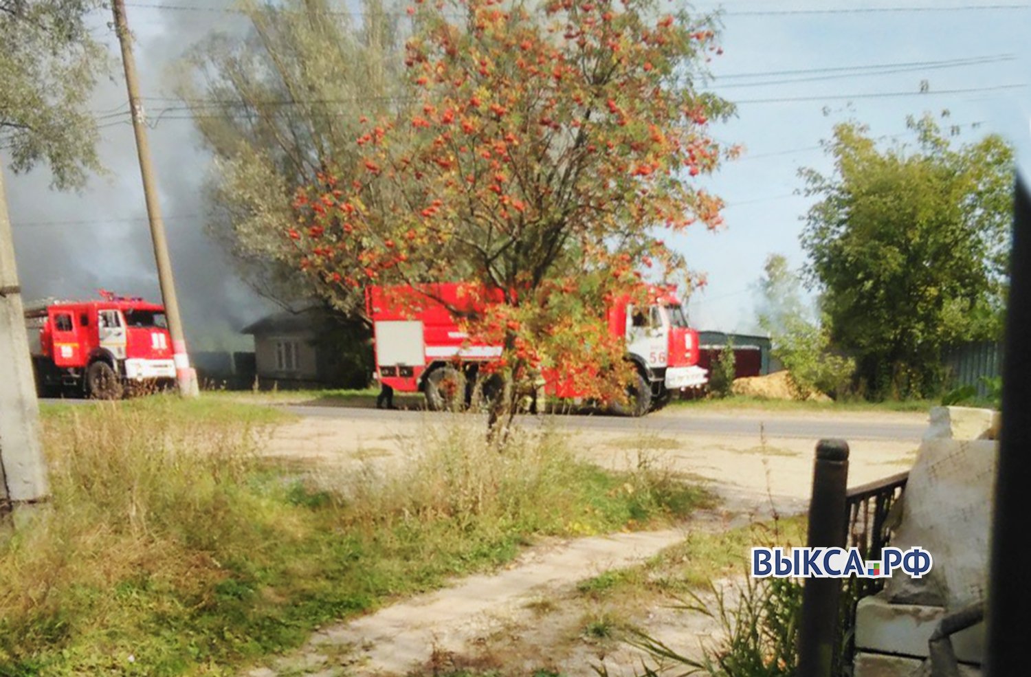 Мужчина пострадал на пожаре в Антоповке