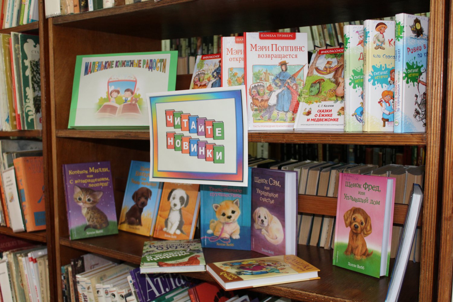 Новые книги для ваших детей в библиотеке
