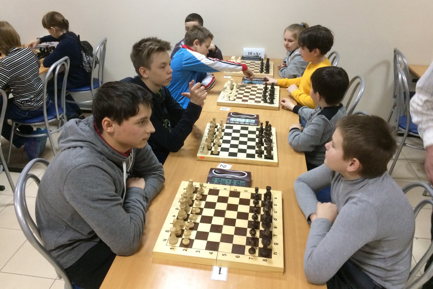 Состоялся шахматный турнир среди школьников