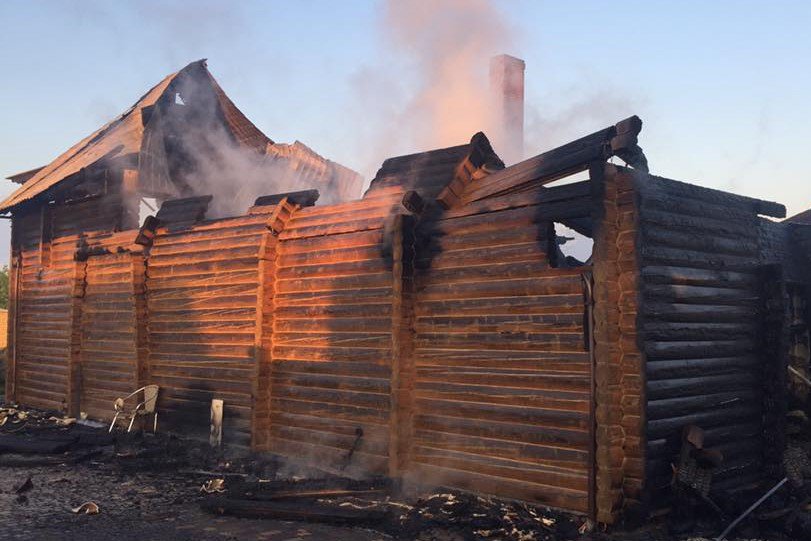 Две бани горели в Антоповке