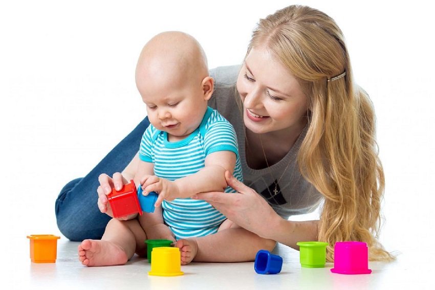 Польза  совместных занятий мамы и малыша до двух лет