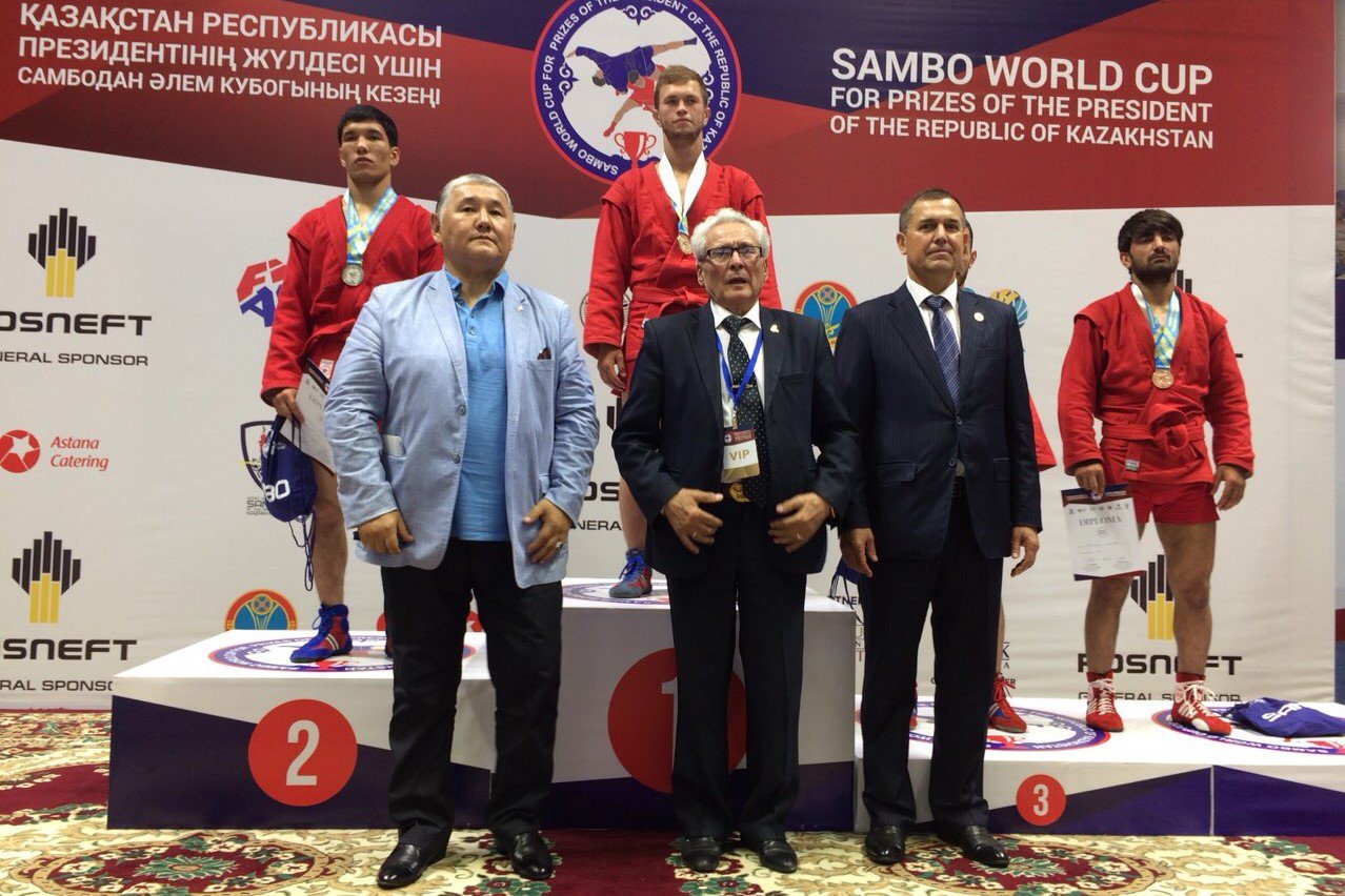 Самбист Михаил Диянов выиграл турнир в Казахстане