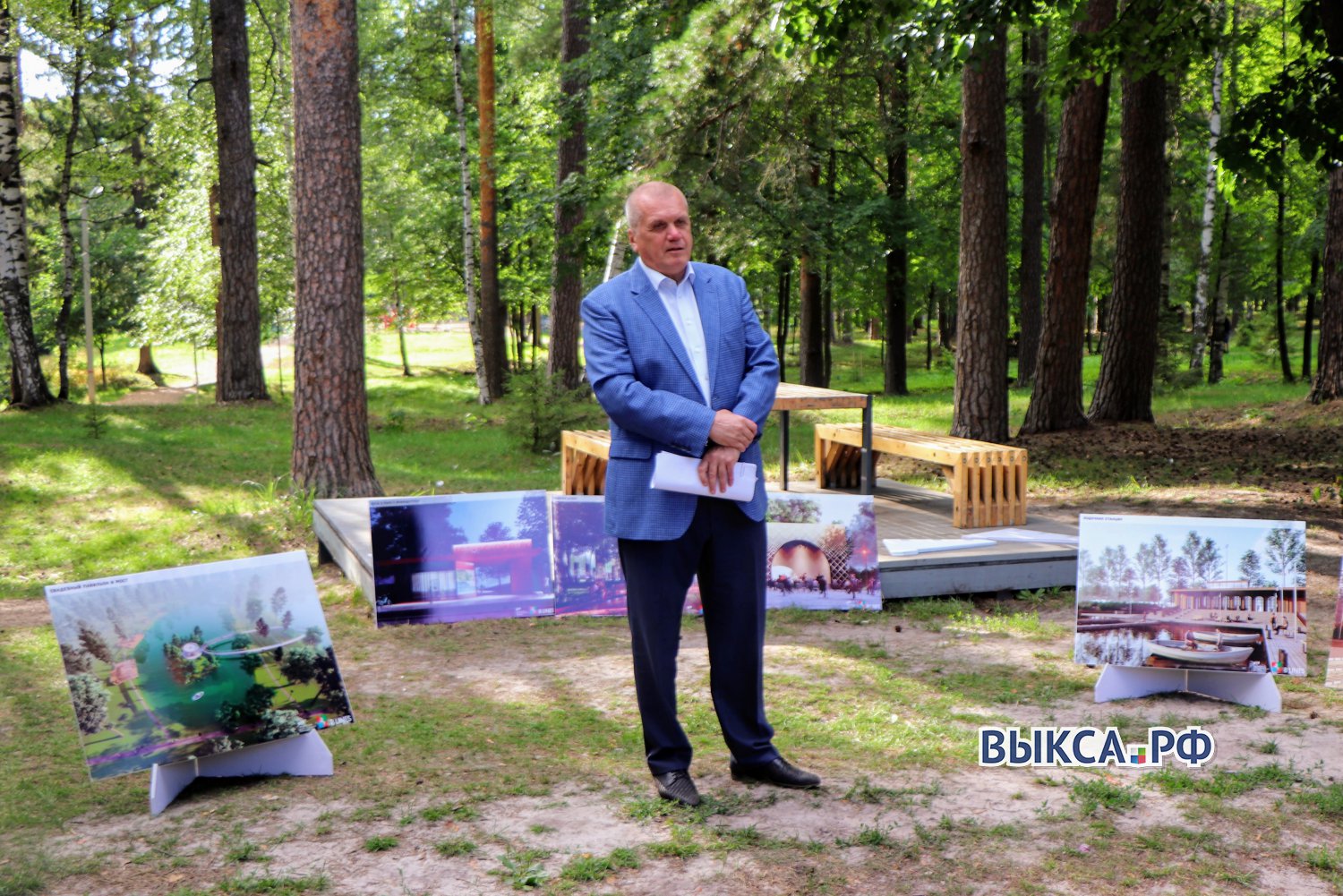 Владимир Кочетков представил проект благоустройства парка