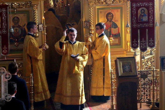 Студенты православного училища отметили день своего покровителя