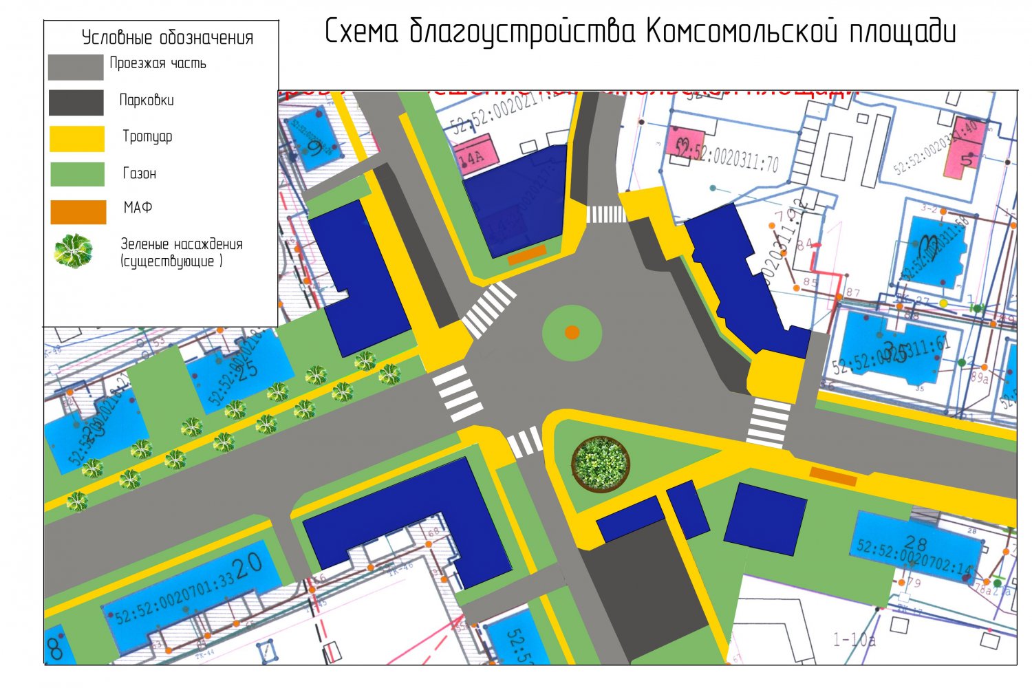 В Выксе обсудят схему благоустройства Комсомольской площади