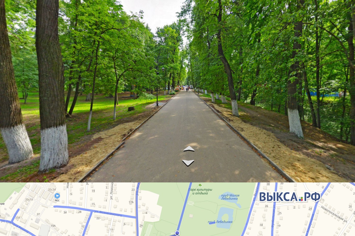 Панорамы выксунского парка — теперь на «Яндекс.Картах»