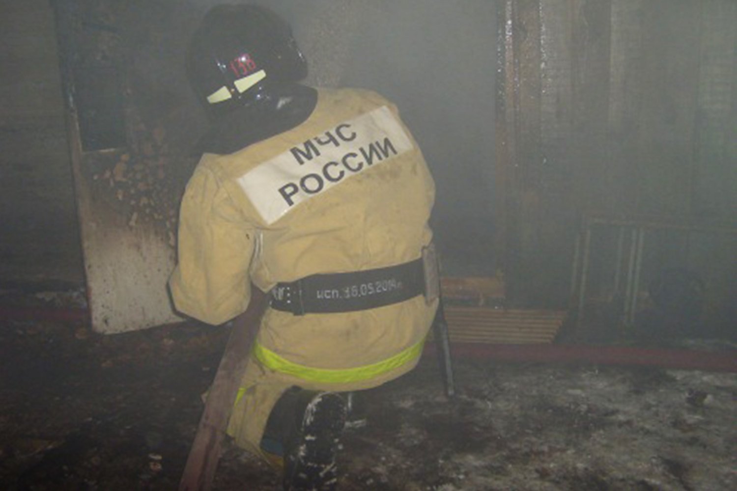 В микрорайоне Южный горела квартира