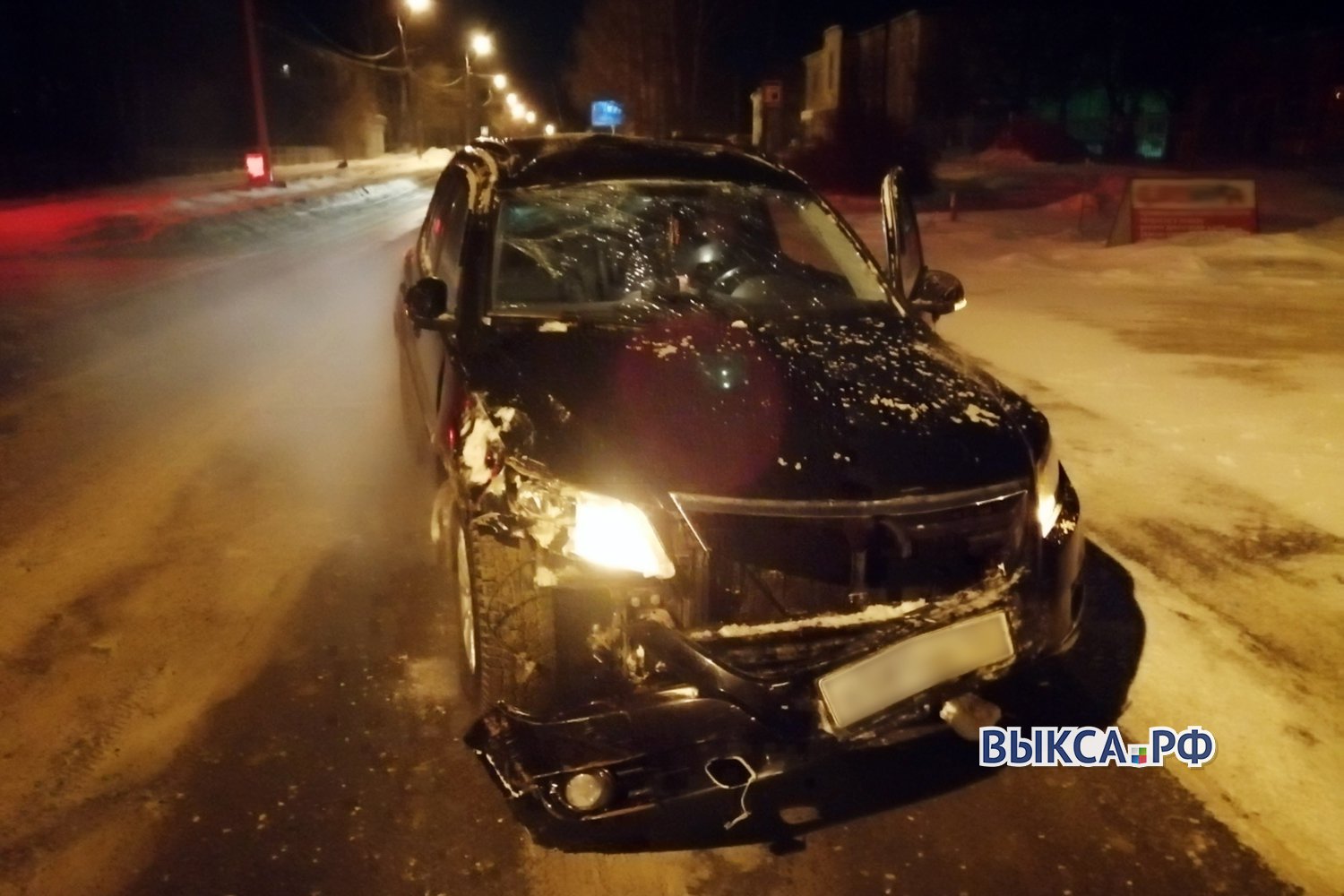 Пьяный водитель катался по Выксе на разбитом автомобиле