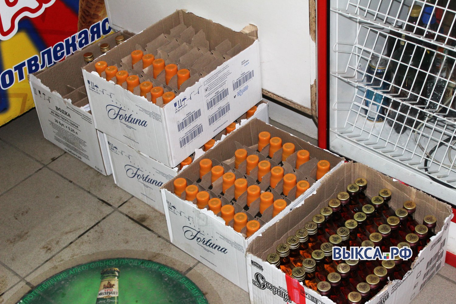 Полиция в Выксе изъяла из незаконного оборота 1700 бутылок алкоголя