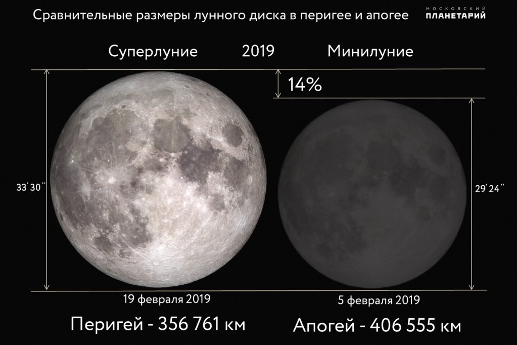 В ночь на вторник можно увидеть самую большую Луну 2019 года